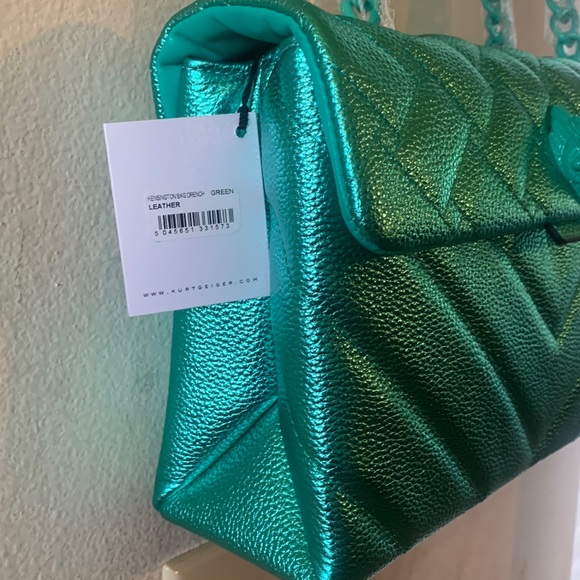 - - Kurt Geiger London Kensington Quilted Leather Shoulder Bag - Picture 4 of 14